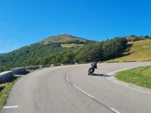 Route des Crêtes en moto